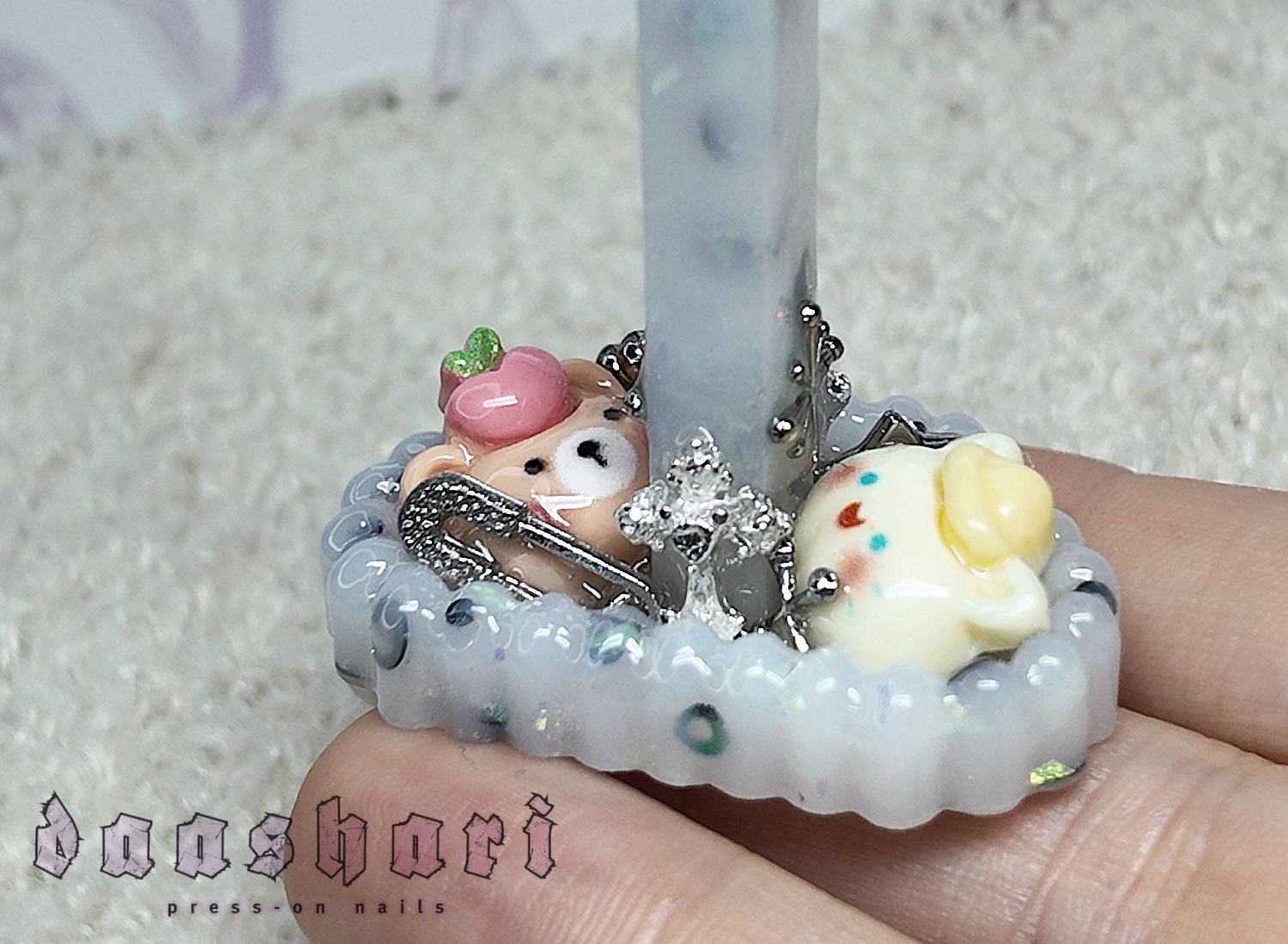 'Teddy' Nail Display Stand