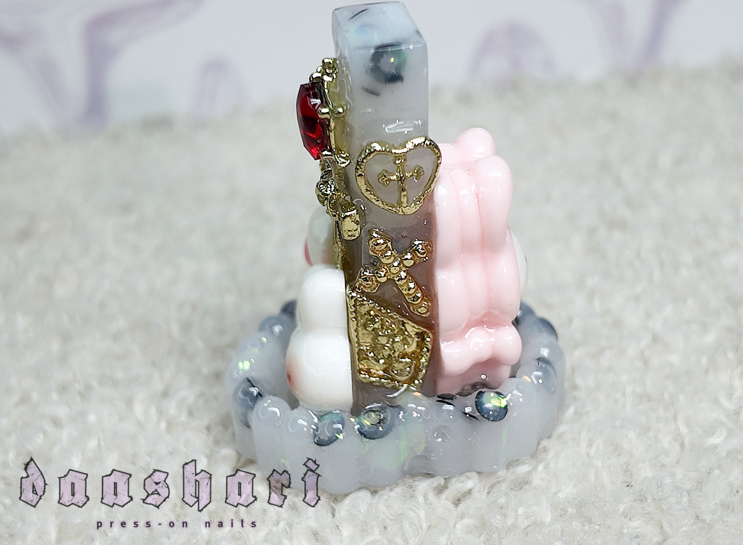 'Heart' Nail Display Stand