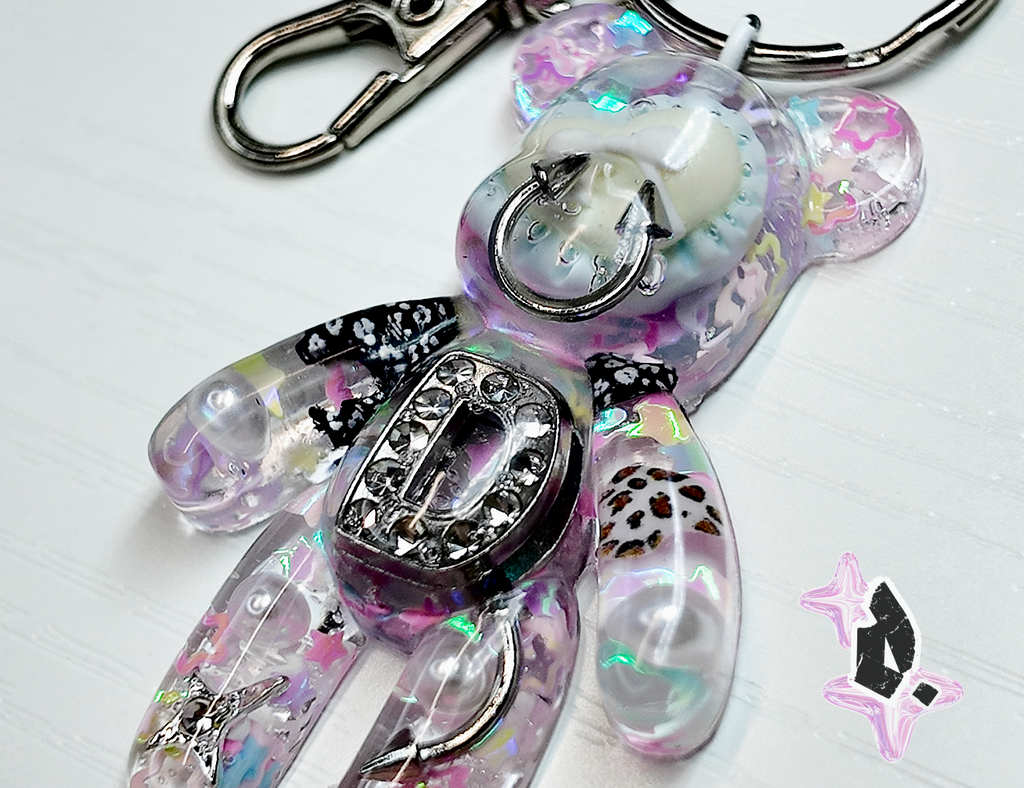 'Teddy Bear' Keyring (Personalised)