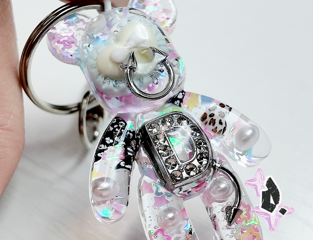 'Teddy Bear' Keyring (Personalised)