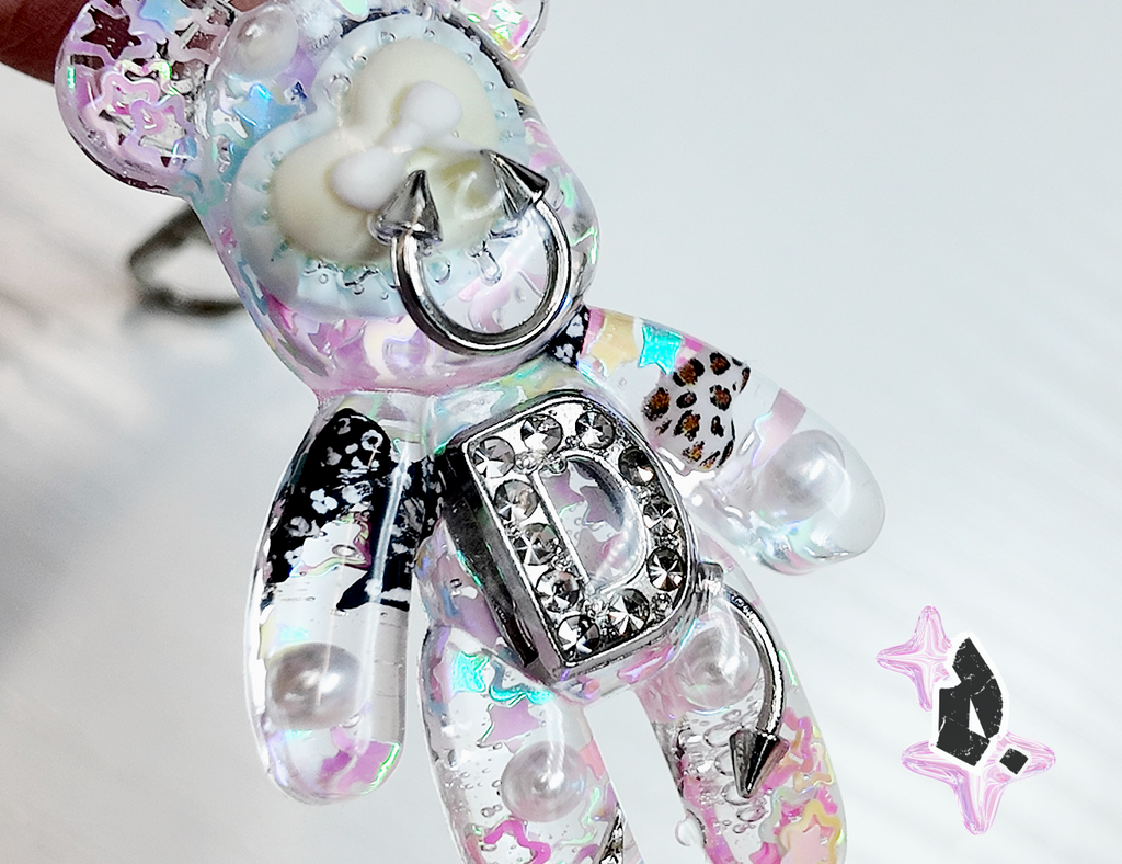 'Teddy Bear' Keyring (Personalised)