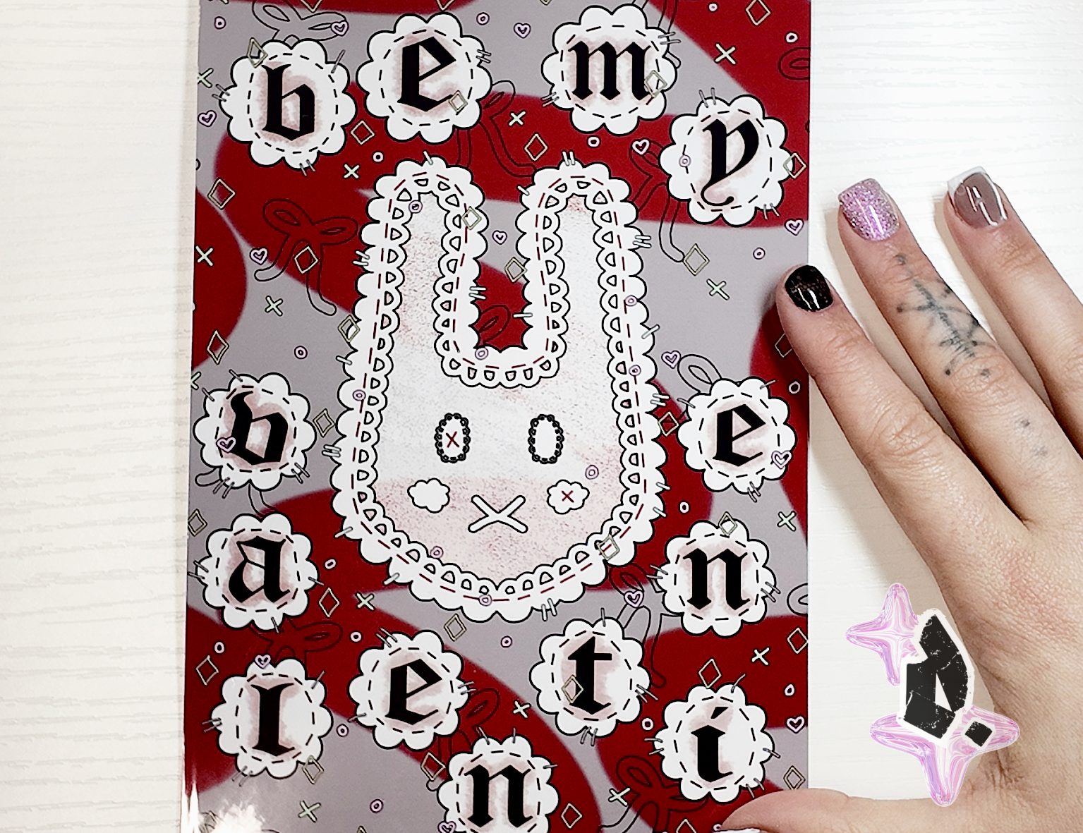 'Be My Valentine' A5 Print