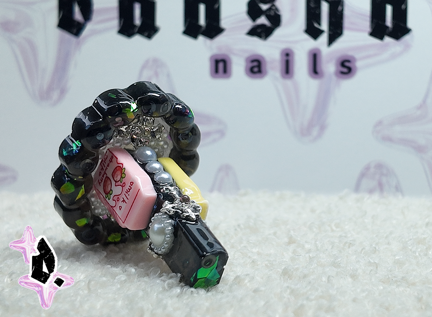 'Banana Milk' Nail Display Stand