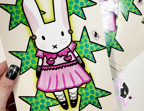 'Bunny' A5 Print