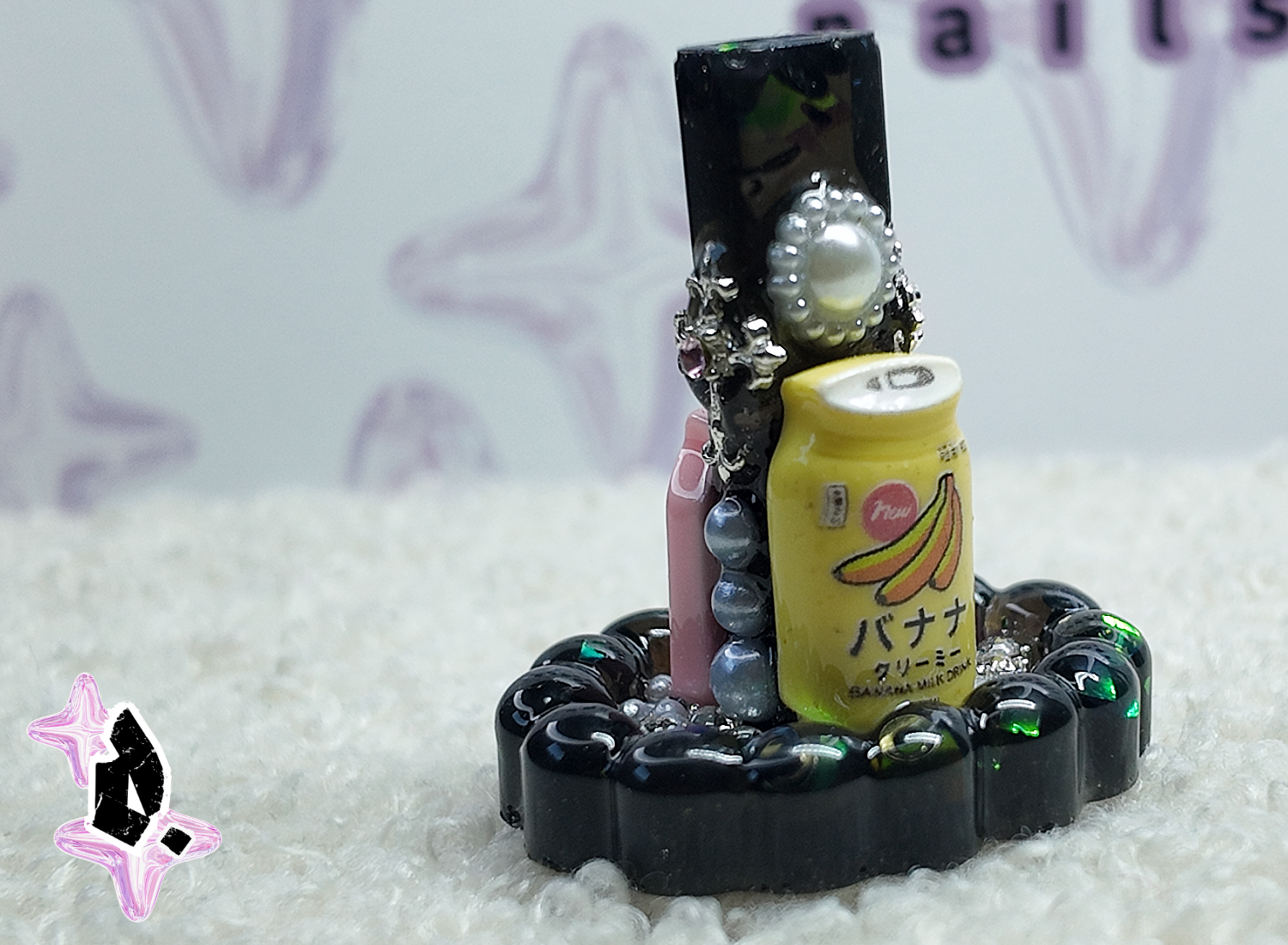 'Banana Milk' Nail Display Stand