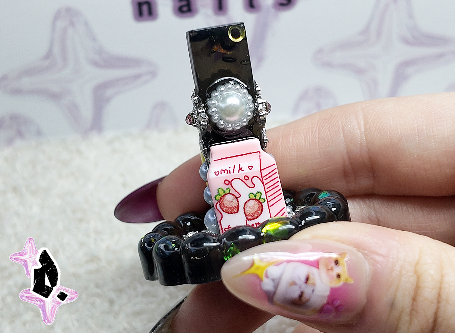 'Banana Milk' Nail Display Stand