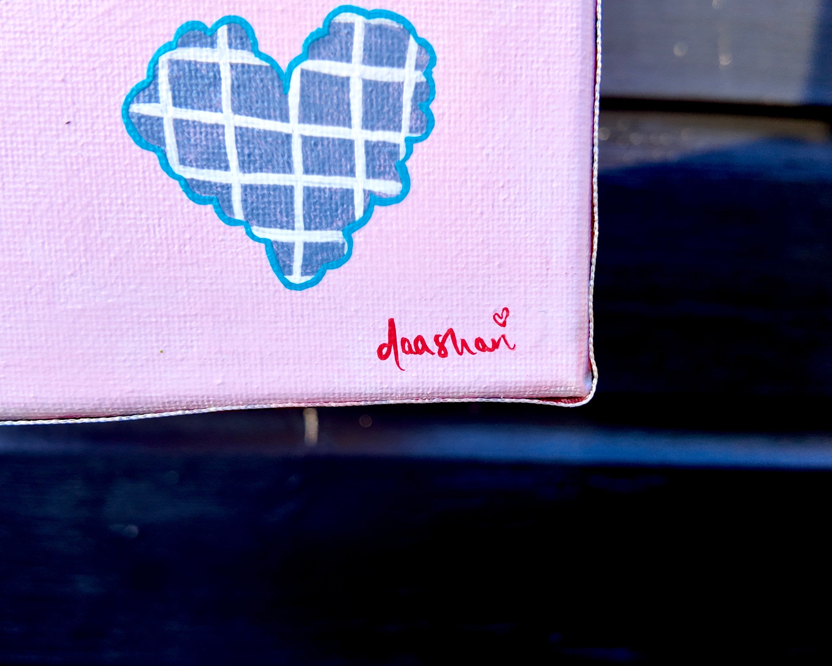 'to the moon and back' Acrylic Painting on Canvas